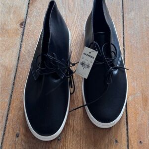 Express Black Chukka Boots for Men